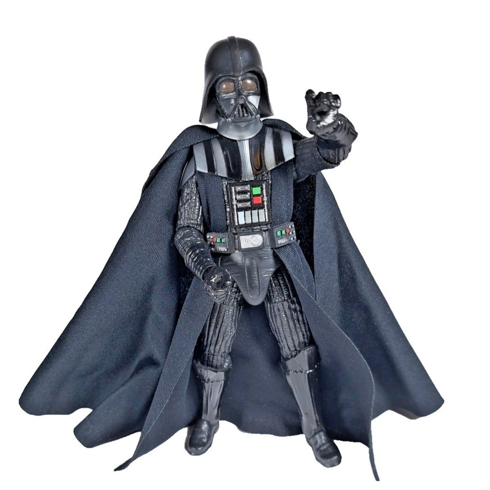 Star Wars Darth Vader Action Figure with Fabric Cape Black Series 6‎ Inch Loose
